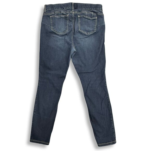 Torrid Jeans Womens 18R Bombshell Skinny Premium Stretch Preppy Blue Denim 36x27 - Picture 3 of 9